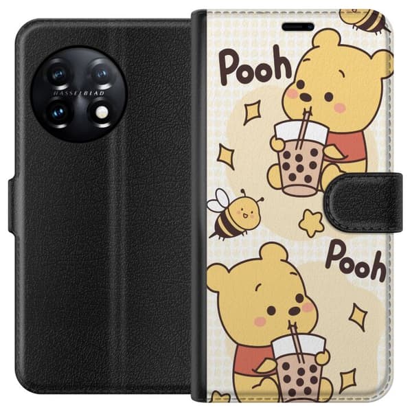 OnePlus 11R Tegnebogsetui Nalle Pooh-stil - klassisk bjørnemotiv i en ny fortolkning