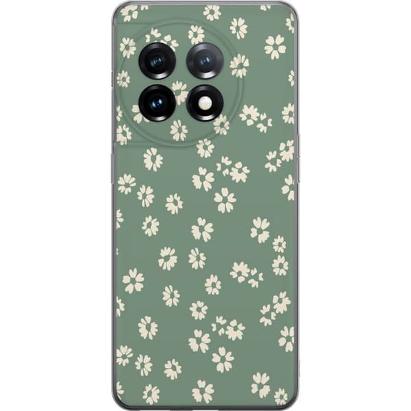 OnePlus 11R Läpinäkyvä kuori Kukkaisunelma - Värikäs Kukkakuvio