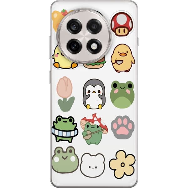 OnePlus 13R Gjennomsiktig deksel Kawaii Friends
