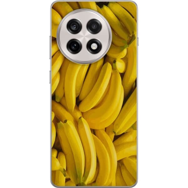 OnePlus 13R Gennemsigtig cover Banan mønster