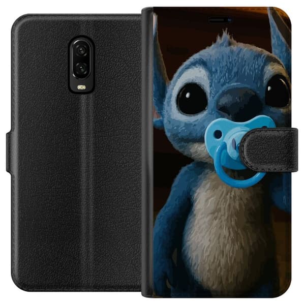 OnePlus 6T Plånboksfodral Stitch & Napp – babytema med söt karaktär