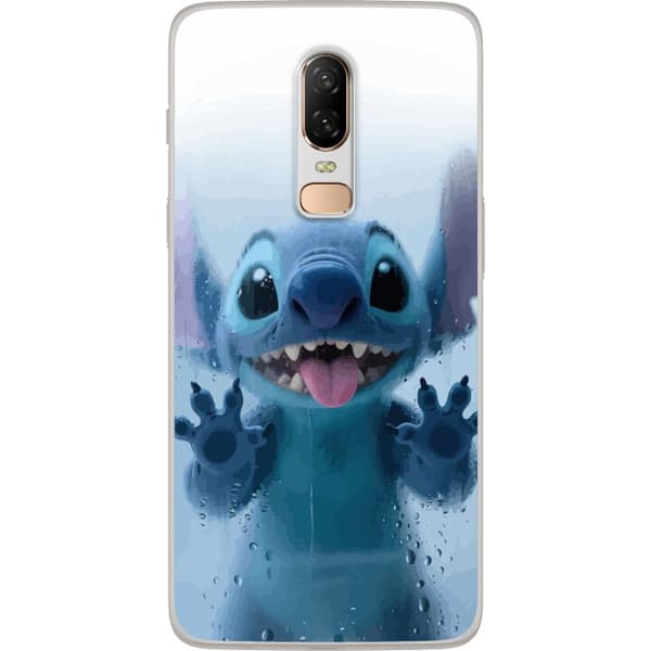 OnePlus 6 Genomskinligt Skal Stitch Window View – Stitch vid ett fönster i söt stil