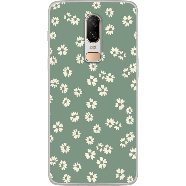 OnePlus 6 Genomskinligt Skal Blomsterdröm – färgglatt blommönster