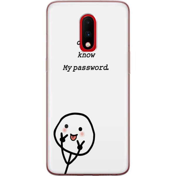OnePlus 7 Läpinäkyvä kuori Et Tunne Salasanaani