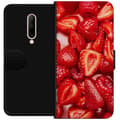 Miniatyrbild 1 av 3: OnePlus 7 Pro Plånboksfodral Jordgubbsmönster – sött motiv med sommarkänsla