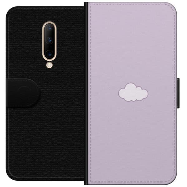 OnePlus 7 Pro Lommeboketui Lilla Sky - minimalistisk sky på en lilla bakgrunn