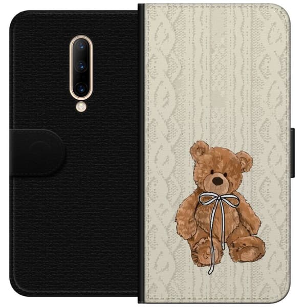 OnePlus 7 Pro Lommeboketui Liten Bamse – klassisk bamse i enkel design