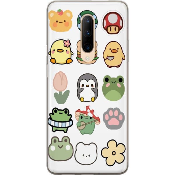 OnePlus 7 Pro Läpinäkyvä kuori Kawaii Friends