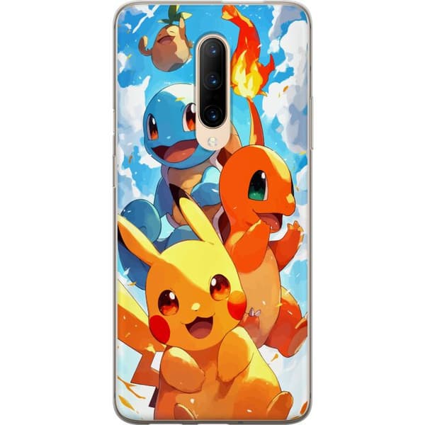 OnePlus 7 Pro Gjennomsiktig deksel Pocket Creatures - inspirert av Pokémon uten å nevne navnet