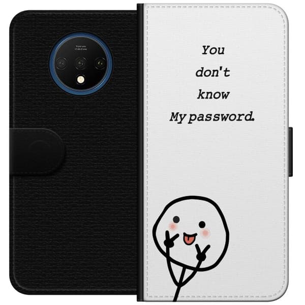 OnePlus 7T Tegnebogsetui Du Kender Ikke Mit Adgangskode