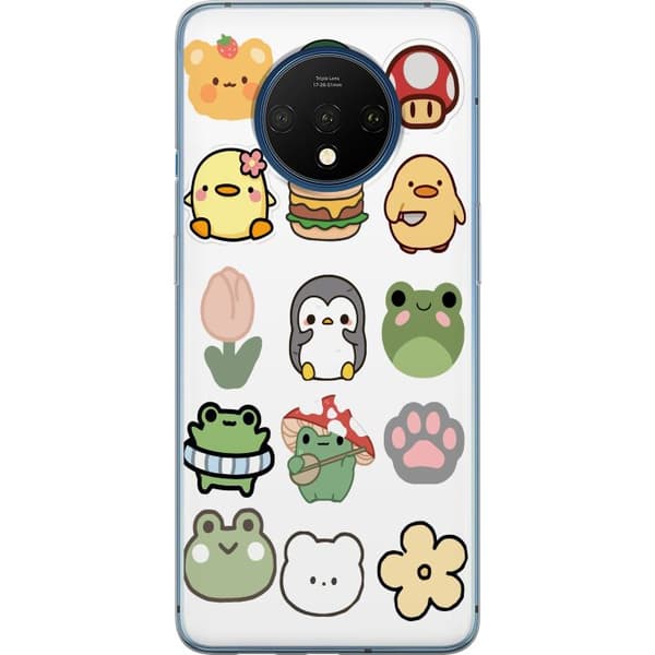 OnePlus 7T Gennemsigtig cover Kawaii Friends