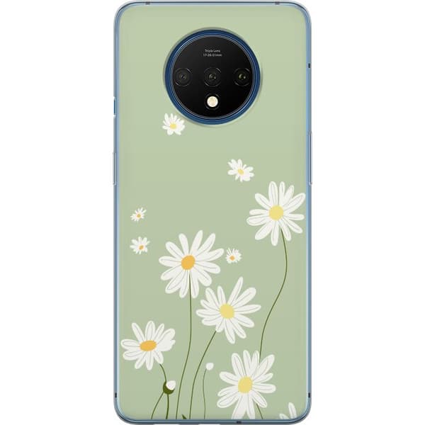 OnePlus 7T Gennemsigtig cover Præstekraver - blomstret mønster i svensk sommerstil