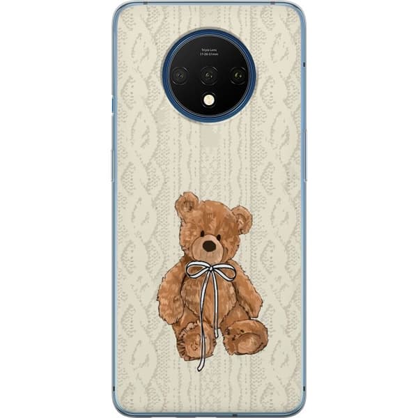 OnePlus 7T Gennemsigtig cover Lille Teddy – klassisk teddy i enkel design