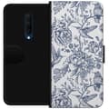 Pikkukuva 1 / 3: OnePlus 7T Pro Lompakkokotelo Kukat & Linnut - Romanttinen Vintage-tyylinen Kuviointi