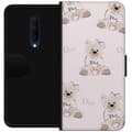 Miniatyrbilde 1 av 3: OnePlus 7T Pro Lommeboketui Teddy Dior Vibes - luksuriøs teddybjørn i motestil