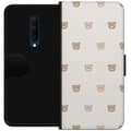 Miniatyrbillede 1 af 3: OnePlus 7T Pro Tegnebogsetui Teddybaggrund - søde teddybjørne mod en blød baggrund
