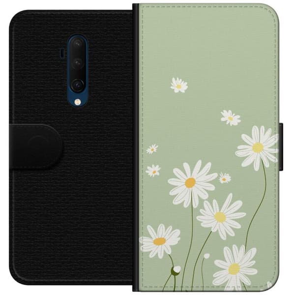 OnePlus 7T Pro Lommeboketui Prestekrager - blomstrete mønster i svensk sommerstil
