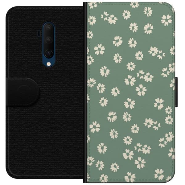 OnePlus 7T Pro Lompakkokotelo Kukkaisunelma - Värikäs Kukkakuvio