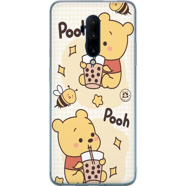 OnePlus 7T Pro Gjennomsiktig deksel Nalle Pooh stil - klassisk bjørnemotiv i en ny tolkning