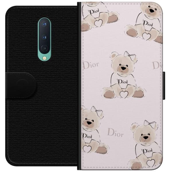 OnePlus 8 Lommeboketui Teddy Dior Vibes - luksuriøs teddybjørn i motestil