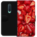 Miniatyrbilde 1 av 3: OnePlus 8 Lommeboketui Jordbærmønster - søtt motiv med sommerfølelse