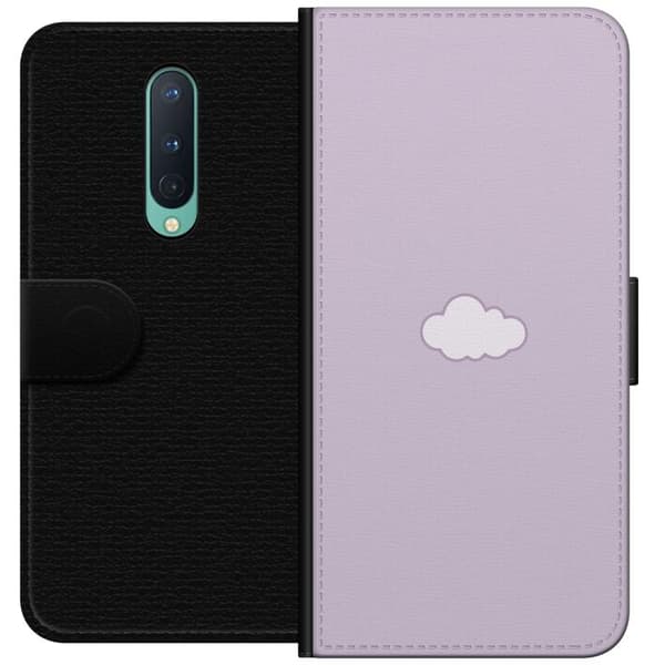 OnePlus 8 Lommeboketui Lilla Sky - minimalistisk sky på en lilla bakgrunn
