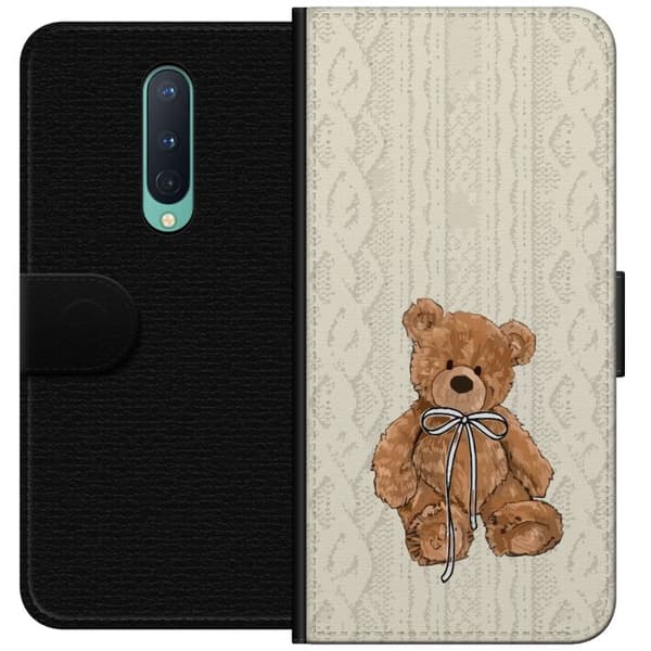 OnePlus 8 Lommeboketui Liten Bamse – klassisk bamse i enkel design