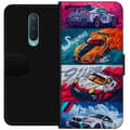 Miniatyrbilde 1 av 3: OnePlus 8 Lommeboketui Fartfylte Biler - Tegnet Mønster med Action