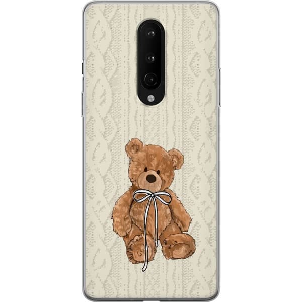 OnePlus 8 Genomskinligt Skal Liten Nalle – klassisk nalle i enkel design