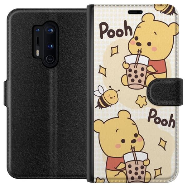 OnePlus 8 Pro Tegnebogsetui Nalle Pooh-stil - klassisk bjørnemotiv i en ny fortolkning