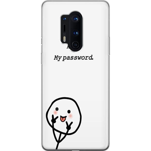 OnePlus 8 Pro Genomskinligt Skal You Don’t Know My Password – edgy textmotiv med attityd