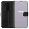Miniatyrbild 1 av 3: OnePlus 8 Pro Plånboksfodral Lila Blomminimalism – stilrent blommotiv på lila bakgrund