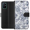 Pikkukuva 1 / 3: OnePlus 8T Lompakkokotelo Kukat & Linnut - Romanttinen Vintage-tyylinen Kuviointi
