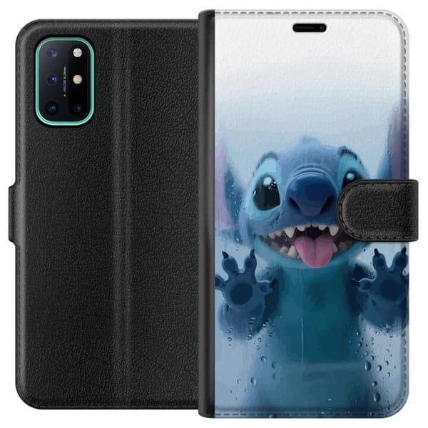 OnePlus 8T Tegnebogsetui Stitch ved et vindue i sød stil