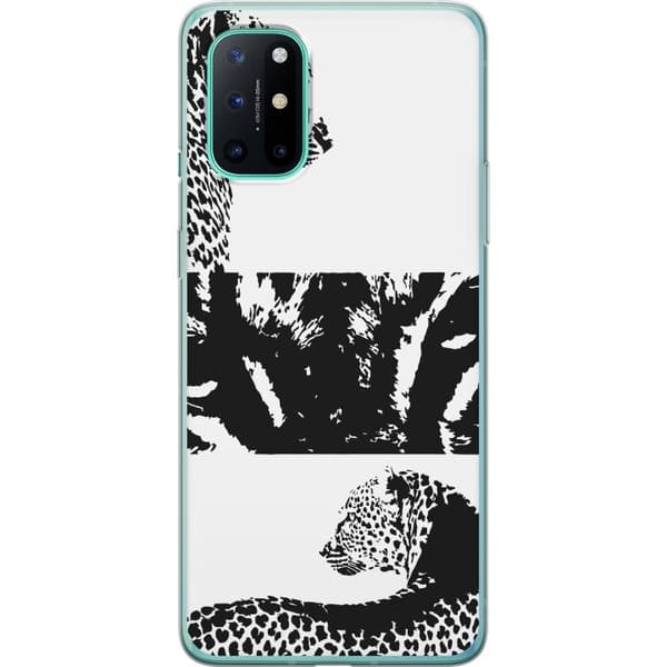 OnePlus 8T Läpinäkyvä kuori Leopard Faces