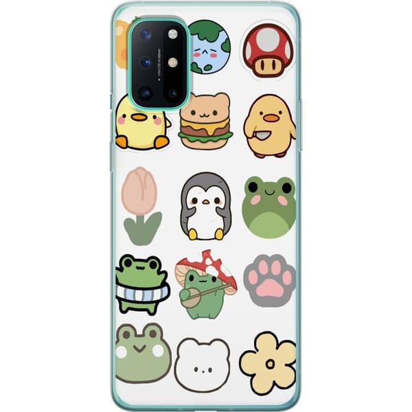 OnePlus 8T Genomskinligt Skal Kawaii Friends – söta figurer i japansk stil