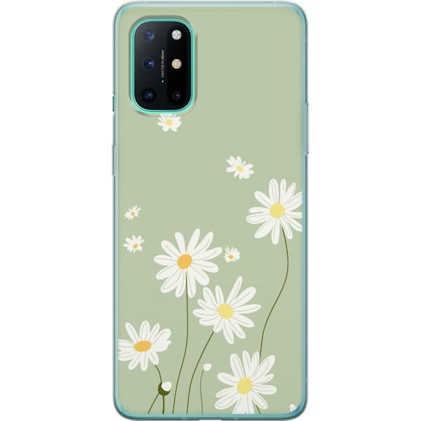 OnePlus 8T Läpinäkyvä kuori Papukaijanpaparit - kukallinen kuviointi ruotsalaiseen kesätyyliin