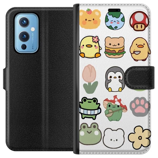 OnePlus 9 Lompakkokotelo Kawaii Friends