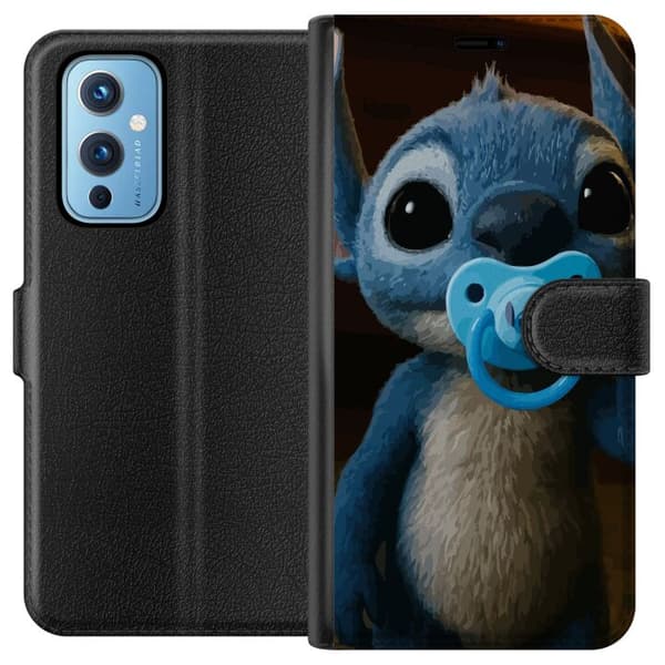 OnePlus 9 Lommeboketui Stitch & Napp - babytema med søt karakter