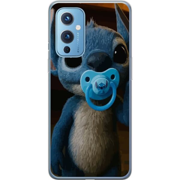 OnePlus 9 Gjennomsiktig deksel Stitch & Napp - babytema med søt karakter