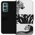 Miniatyrbild 1 av 3: OnePlus 9 Pro Plånboksfodral Leopard Faces – trendigt mönster med leopardansikten