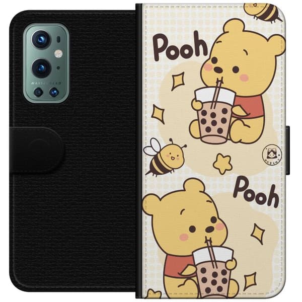 OnePlus 9 Pro Plånboksfodral Nalle Pooh Style – klassiskt björnmotiv i ny tolkning
