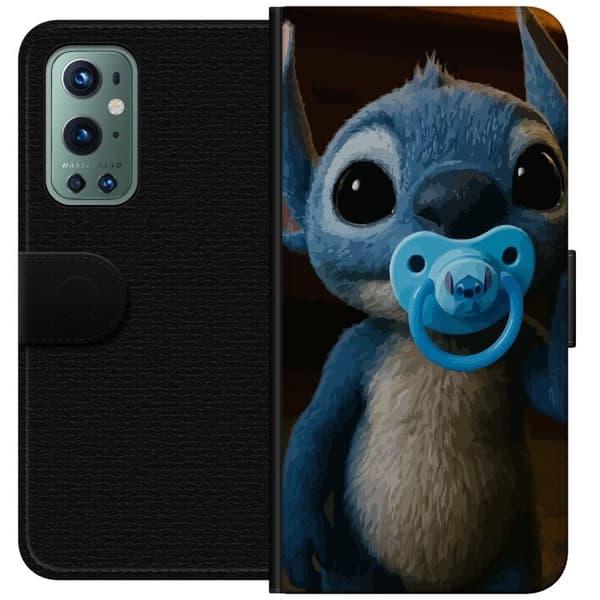 OnePlus 9 Pro Plånboksfodral Stitch & Napp – babytema med söt karaktär