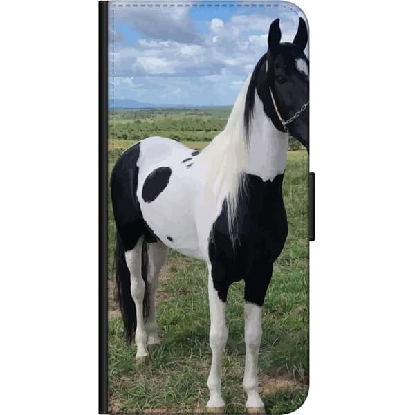 OnePlus 9 Pro Plånboksfodral Hästmagi – stiliserad häst i lugn färgskala