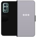 Miniatyrbild 1 av 3: OnePlus 9 Pro Plånboksfodral Lila Blomminimalism – stilrent blommotiv på lila bakgrund