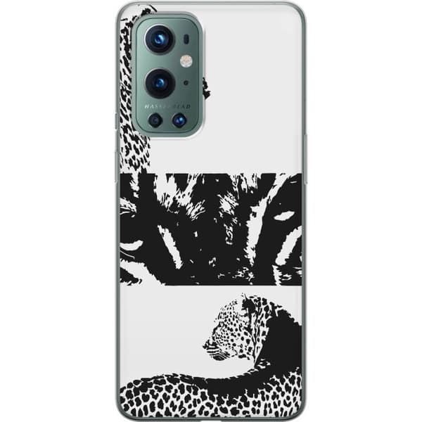 OnePlus 9 Pro Gennemsigtig cover Leopard Faces