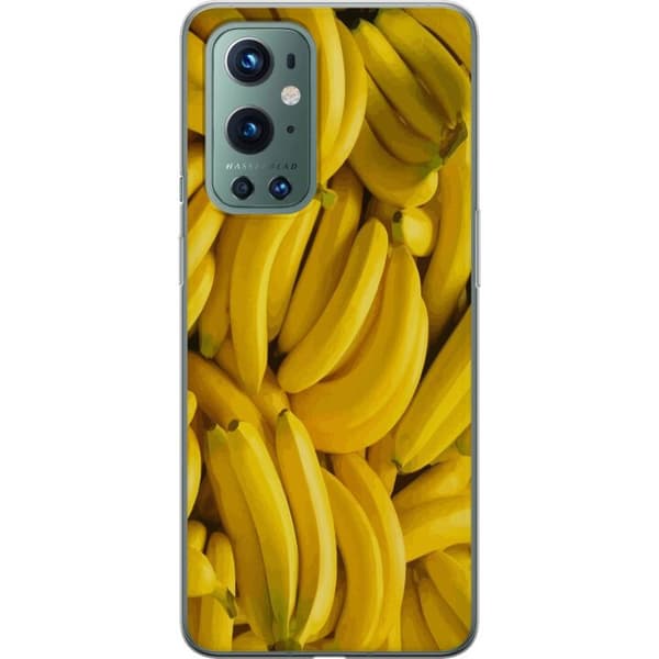 OnePlus 9 Pro Gjennomsiktig deksel Banana mønster