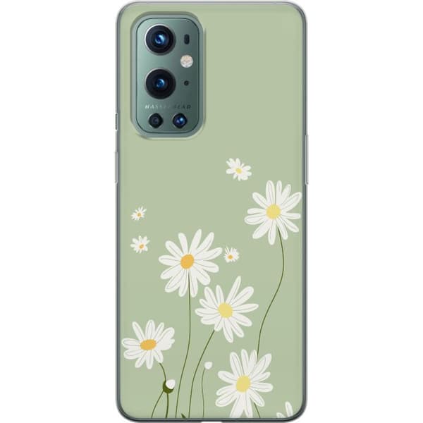 OnePlus 9 Pro Genomskinligt Skal Prästkragar – blommigt mönster i svensk sommarstil
