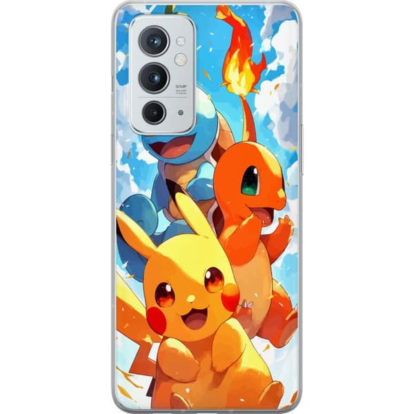 OnePlus 9RT 5G Genomskinligt Skal Pocket Creatures – inspirerat av Pokémon utan att nämna namnet
