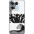 Pikkukuva 1 / 3: OnePlus Ace Racing Läpinäkyvä kuori Leopard Faces